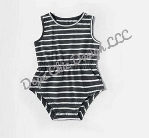 Hooded Striped Matching Outfits