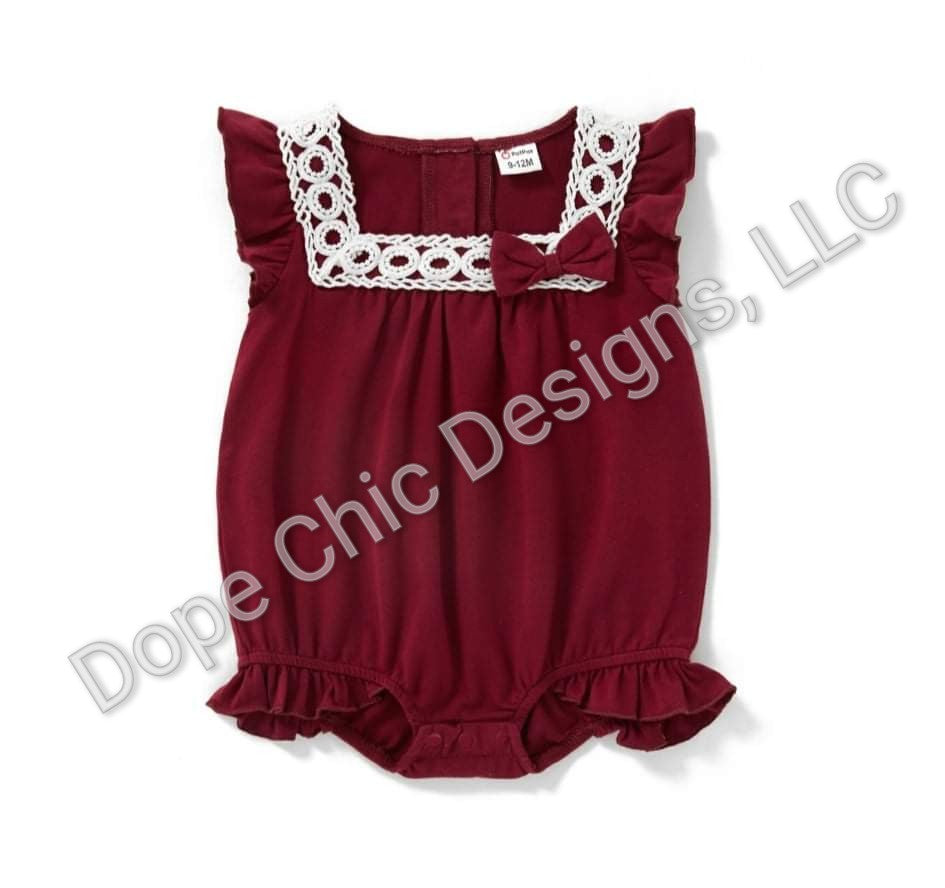 Maroon Matching Dresses