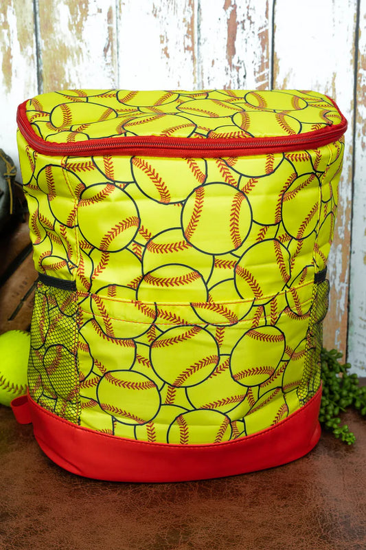 Softball Allover Cooler Backpack